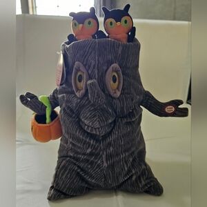 Hallmark Spooky Tree Plush with Orange Pumpkin